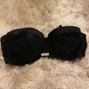 Diesel strapless black lace sexy bra 34D